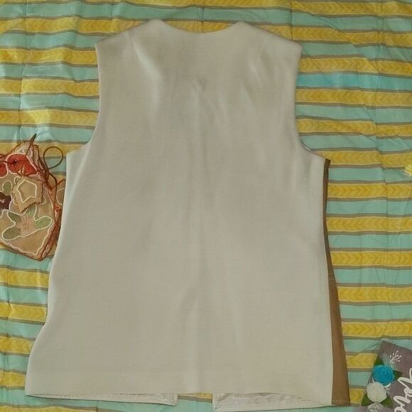 Union‎ made 70s leather and suede vest size 16 - Picture 10 of 10